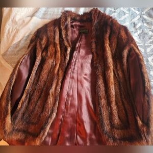 Vintage Mink Fur Vest/Cape